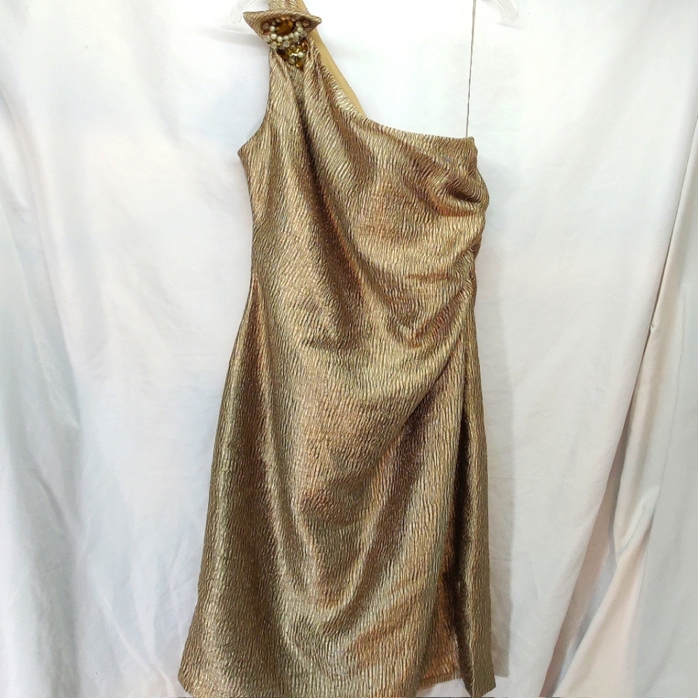 Ronni Nicole vintage one shoulder dress size 10